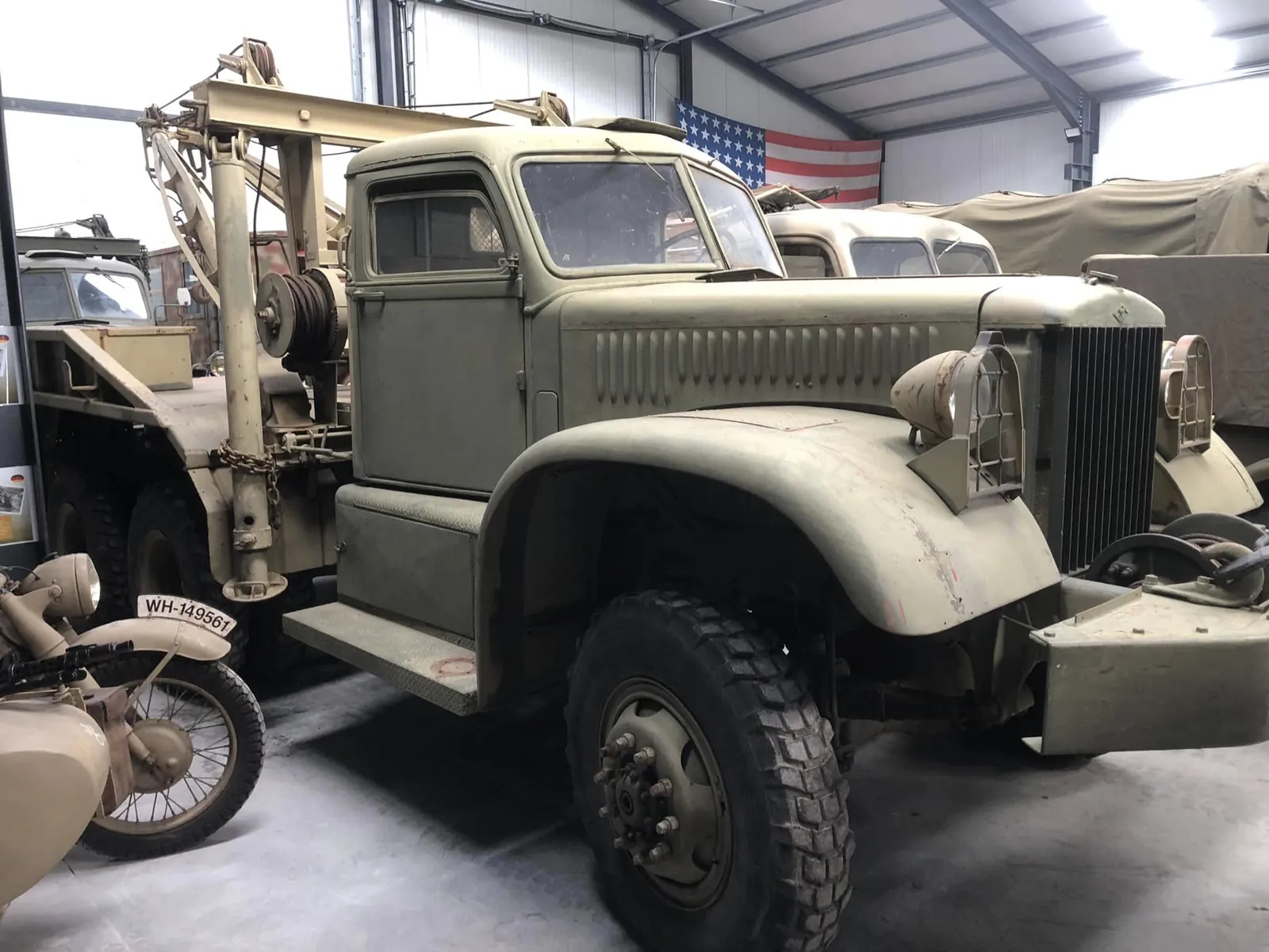 Diamond T 969 wrecker, Ward LaFrance, Foden : dépanneuses militaires