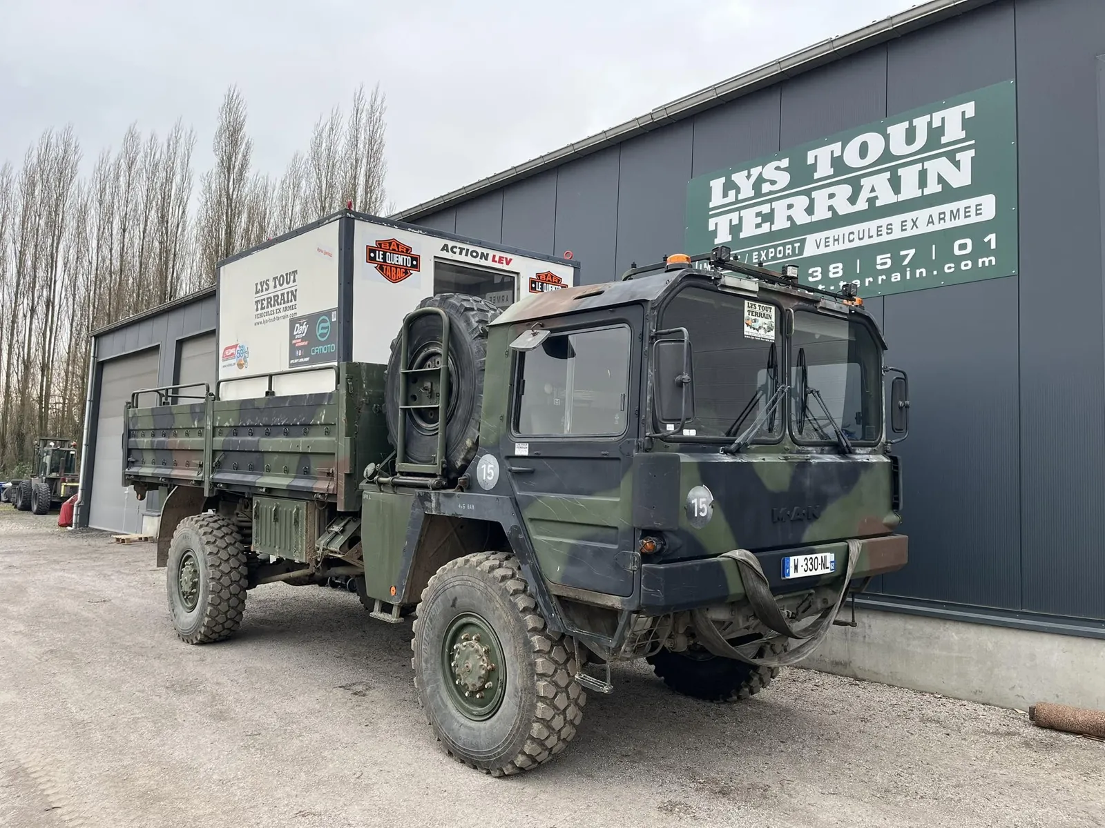 Enduropale du Touquet : nos camions d’assistance sur le sable