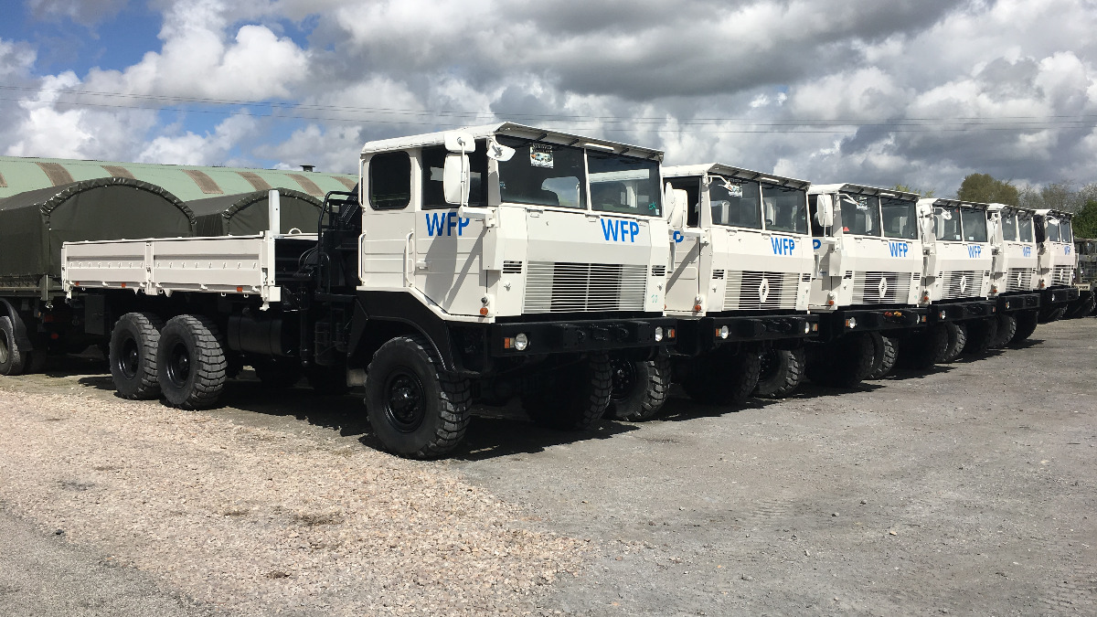 30X TRM 10000 6X6 ET 20 X TRM 2000 4X4 POUR WORLD FOOD PROGRAMM EN RDC
