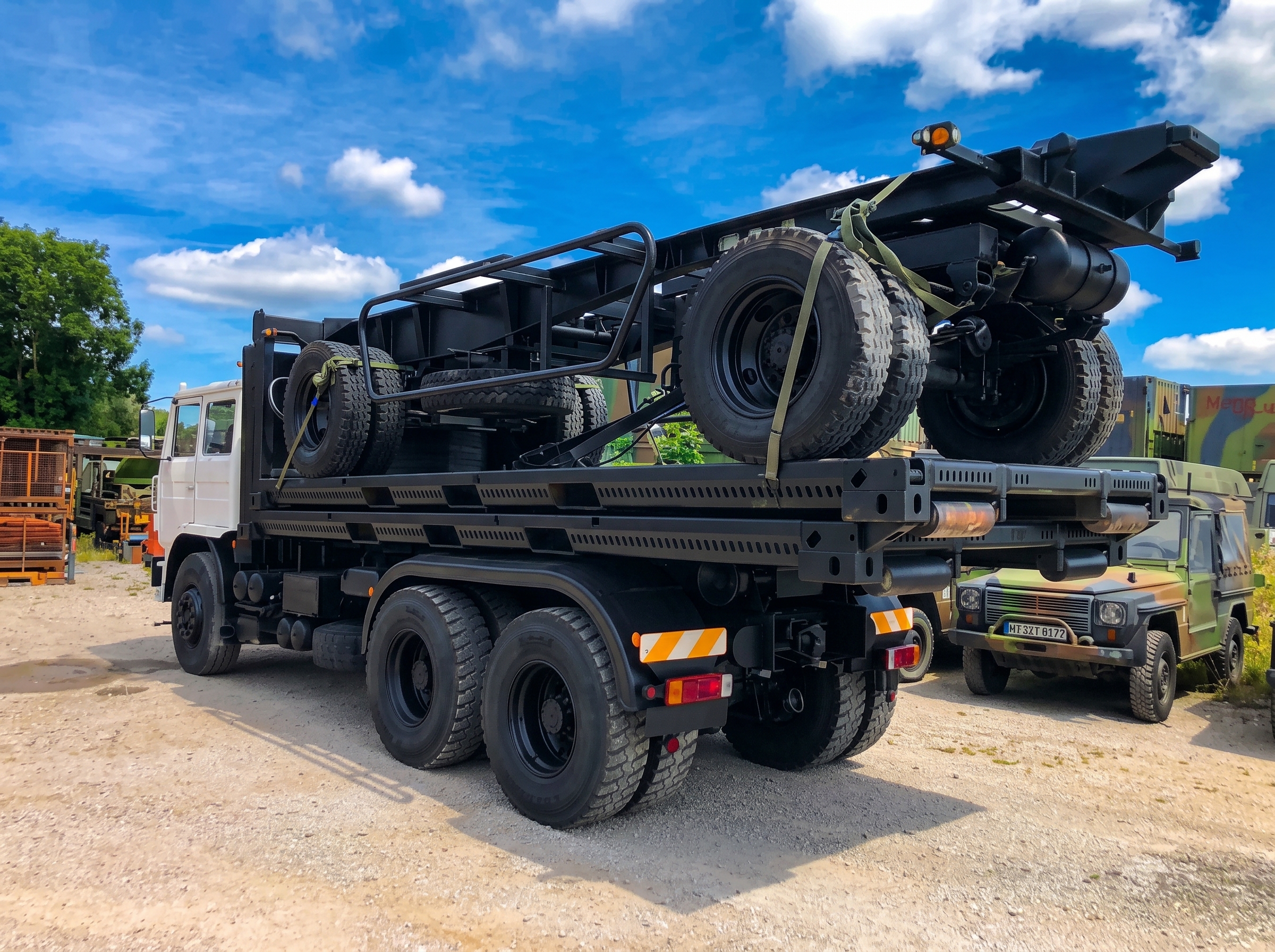 CAMION REMORQUE VTL RENAULT G290 + RQ LOHR PLM19